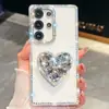 Novo Modelo Flash Diamante Imd Glitter A16 Estrela A36 Ponto Diamante 14 com Pedra Preciosa Coração Suporte A56 Adequado para iPhone