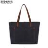 Bolso de Mano de Lona Encerada Casual para Mujer Bolso Cruzado al Hombro Bolsa de Compras Bolsa de Cosméticos Venta Directa de Fábrica Yili