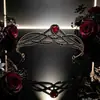 Coroa Fashion com Zircônias Acessórios Faixa de Cabeça Coroa Fabricante de Adereços de Cabeça Adereços de Cabeça para Noiva Casamento Combinação para Fotos Atacado