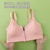 Chaleco deportivo con cremallera frontal para correr y fitness, reductor de busto grande, comercio exterior transfronterizo, sujetador deportivo a prueba de impactos, cómodo, anti-flacidez