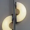 Luminária de Parede Huixin Luxo Tubo de Cobre Integral para Quarto de Hotel e Sala de Estar, Luminária de Parede de Cabeceira com Design de Floco de Neve e Pedra de Nuvem, Luminária Artística Criativa