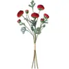 Ramo Artificial de 9 Cabezas de Peonía, Arreglo de Flores Falsas para Decoración de Hogar, Boda, Hotel, Exhibición de Arreglos Florales, Venta al por Mayor