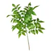 Hojas de Madera Barnizada Artificiales, Hojas de Madera que Cambian de Color, Adornos de Decoración para el Hogar de Interior, Proyectos de Arte Floral, Plantas Falsas para Escaparates