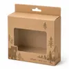Caixas de papel kraft para aviões de papel com visor, caixas de papelão branco, caixas de joias, caixas para sabonetes artesanais, caixas coloridas, caixas de brinquedos e caixas de embalagem com design personalizado e padrões vazados