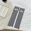 Cubiertas de Calcetines de Lana para Mujer, Otoño e Invierno, Engrosadas y Cálidas, Calcetines Altos Apilables, Cubiertas de Calcetines Tejidas, Calentadores de Piernas de Punto de Media Pantorrilla Y2K de Moda, Venta al por Mayor