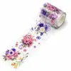 Xinxing Wenchuang Fita Flor de Concha de Alto Valor de Cor Adesivo de Planta Bolsa Adesivo para Diário Material Adesivo diy