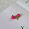 Mini Capullos de Rosa Simulados Capullos de Estrella Guirnalda Hecha a Mano DIY Caja de Dulces de Boda Ramillete Decoración de Boda Flores de Seda
