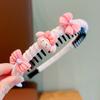 Arco de cabelo feminino crianças menina pequena artefato de quebra de cabelo bebê desenho animado faixa de cabeça não machuca pacote de cabelo cocar pressionando arco de cabelo