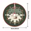 Artículos más vendidos transfronterizos: Falda para Árbol de Navidad, Hombre de Jengibre, Accesorios de Decoración para Fiesta de Escena de Año Nuevo, Decoraciones, Venta Directa del Fabricante