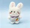 Nuevos Accesorios para Muñeca de Conejito Lindo de Peluche de Dibujos Animados Accesorios DIY Suave y Adorable Estilo Niña Conejo de Cuerpo Completo Accesorios para Bolsos Venta al por Mayor