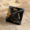 Juego de Mesa Dungeons & Dragons Dado 7 Piezas set Juego Agitar Multifacético DND RPG Dado Piedra Tigre Azul