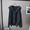 [Bizheng] Novo Conjunto de Duas Peças Tricô Suéter com Gola V Estilo Coreano Solto Emagrecedor Outono/Inverno 2025 para Mulheres 5191