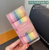 Gomas para el Cabello de Colores Dulces para Niñas, Bandas Pequeñas de Alta Elasticidad para Niñas, Cuerdas para el Cabello que No Aprietan, Anillos Toalla Pequeños para Coletas, Accesorios para el Cabello