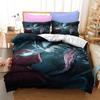 Amazon Textil para el Hogar Juego de Tres Piezas Cuatro Piezas Funda de Edredón con Estampado Digital Dibujos Animados Spiderman Ropa de Cama Estampado 3D