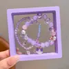 Pulseras para Niñas, Pulseras de Cristal que No Lastiman la Mano, Pulseras para Niñas con Cuentas, Juguetes de Dibujos Animados de Alta Gama
