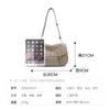 Bolso de Hombro de Alta Gama para Estudiantes y Viajes Diarios 2025 Nuevo Retro Bolso Tote de Gran Capacidad Bolso Cruzado Casual para Mujer Negro