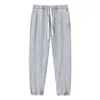 Pantalones de Chándal Otoño e Invierno 400g Pantalones Desgastados Lavado Americano Marca de Tendencia Transfronteriza Pantalones Rectos para Hombre Pantalones Casuales Sueltos para Hombre
