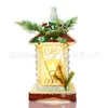 Novo produto Decoração de Natal Lâmpada de Vento Decoração de Mesa de Natal Luz Noturna Decoração de Vitrine Adereços de Lâmpada de Vela