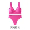 Conjunto de Sujetador Deportivo y Ropa Interior Sin Aros Push-Up Transpirable Cómodo Chaleco y Calzones Más Vendidos