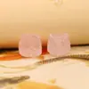 León Despertando de Cristal Rosa Natural Tallados León Despertando de Citrina Tallados Accesorios de Cuentas de Cristal Natural Accesorios para Manualidades