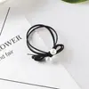 Goma de pelo minimalista de moda estilo Ins con lazo y doble bola, Diadema, Banda de goma, Estilo coreano, Goma de pelo fresca y simple, Tienda de 2 yuanes