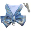 Mascota JK falda a cuadros correa de pecho correa perro perro gato chaleco ropa Teddy cubo de pelo suministros fabricante