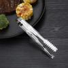 Pinza para alimentos multifuncional de acero inoxidable directa de fábrica, pinza para alimentos doméstica con mango, pinza para pan de cocina, pinza explosiva para barbacoa