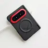 Adecuado para funda de teléfono Huawei PuraXmax, funda de cuero lisa de cobertura total, funda dura magnética Pura X Max con protección de bisagra