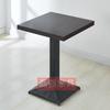 Mesa y silla de comida rápida sencillas al por mayor, silla de esquina de hierro, tienda de té con leche, restaurante, cantina, mesa y silla combinadas