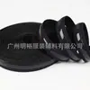 Banda de Goma Antideslizante de 1 cm con Banda Elástica de Colores, Tira Antideslizante Elástica Negra, Tira de Borde de Banda Elástica, Cintas para Accesorios de Vestimenta