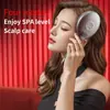 Novo Spray Massageador Vibratório com Luz Vermelha para Cuidados com o Cabelo Pente Massageador para Massagem Relaxante no Couro Cabeludo