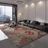 Alfombra de piso vintage para sala de estar, dormitorio, balcón, estudio, entrada, pasillo; alfombrilla de suelo a prueba de polvo, resistente a la suciedad, resistente al desgaste, antideslizante