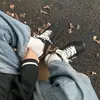 Zapatillas Retro Estilo Ballet de Cuero Genuino para Mujer, Nuevas 2026 Versátiles Adelgazantes con Bloques de Color, Tenis Casuales de Suela Plana, Zapatillas para Correr