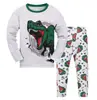Roupa de Casa Nova Conjunto de Roupa de Casa Infantil Padrão de Dinossauro Roupa Infantil Transfronteiriça Roupa Infantil