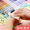 Crayons rotativos solúveis em água para crianças e estudantes, seguros, laváveis e fáceis de limpar, evitando mãos sujas