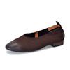 [Preço do Evento 138] Sapatos Baixos Planos para Mulheres, Sapatos de Salto Baixo Retro Francês Bico Fino com Efeito Emagrecedor para Mulheres