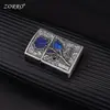 Encendedor de queroseno Zorro Zk36 Rose Armor con grabado de cinco caras, Retro Vintage Metálico a prueba de viento, Regalo para Novio