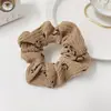 Goma para el Cabello de Intestino de Cerdo Estilo Ins Coreana Simple Nuevo Modelo 2026 Accesorio para el Cabello Fresco y de Gama Alta Cuerda para el Cabello de Tela Banda Elástica