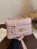 Bolso de Mano para Mujer de Comercio Exterior 2026, Bolso Pequeño Tipo Caja Acolchado Estilo Chanel, Bolso Cuadrado Pequeño Versátil de Moda para Hombro y Cruzado, Moderno