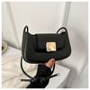 Bolso de Color Sólido Estilo Coreano Simple Moda Estilo Chanel Bolso para Mujer 2024 Primavera Nuevo Nicho Hombro Axila Bolso de Mano