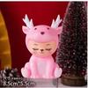 Rena Brilhante Lindo Elk Glitter Veado Mori Transparente Fawn Sobremesa Bolo de Mesa Decoração Ornamentos