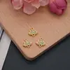 Colgante de Flor de Loto de Aleación Tradicional Accesorios para Joyería DIY Estilo Chino Pulsera Colgante de Cuenta Accesorios que Conservan el Color