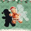 Pegatinas Magnéticas para Coche de Navidad Juego de Pegatinas Magnéticas Impermeables y Resistentes al Sol Puerta de Garaje Metálica Refrigerador Ventana Pegatinas de Decoración Festiva
