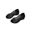 Zapatos Mocasín de Malla Mary Jane para Mujer para Uso en Exteriores, Nuevo Estilo Verano 2026, Punta Redonda, Tacón Bajo, Lazo, Suela Suave, Diseño Hueco, Sandalias Slip-On
