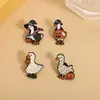 Pato Animal Lindo, Calavera de Calabaza, Nuevo Broche de Halloween, Accesorios para Ropa, Pin de Solapa, Versátil y Exquisito