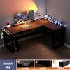 Mesa de Computador, Mesa de Desktop, Mesa e Cadeira para Jogos em Casa, Mesa de Escritório de Canto para Quarto, Mesa Grande, Mesa de Estudo, Design Minimalista