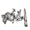 Conectores Quadrados para Guarda-Corpo, Acessórios de Fixação Universais Sem Solda, Guarda-Corpos Galvanizados de Tubo de Ferro de Conexão Rápida, Conectores Retos, de Duas Vias e de Três Vias