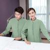 Limpeza de Roupas Roupas de Outono e Inverno de Manga Comprida para Homens e Mulheres Camareiros de Hotel Roupas de Trabalho de Limpeza Roupas de Limpeza de Propriedades Espessadas