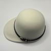 Gorra de Béisbol de Lana Versátil Estilo Coreano para Viajes de Otoño e Invierno, Juvenil, para Mujer, Casual, de Copa Redonda, con Visera Plana, para Compras