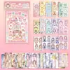 Serie de Pegatinas Xinmo Sparkling Dress-Up (32 Piezas Incluidas) Pegatinas de Disfraces para Diario de Chica de Dibujos Animados Lindos